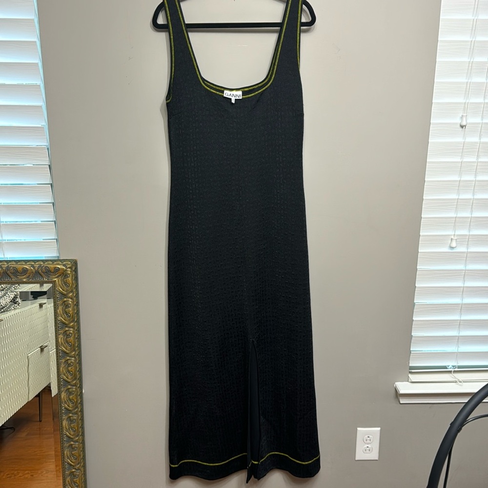 Ganni black dress size 40